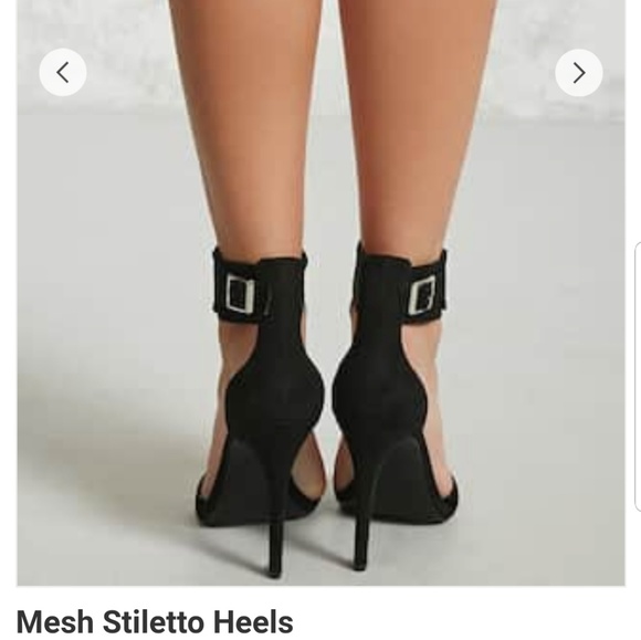 Mesh Stiletto Heels - Picture 2 of 4